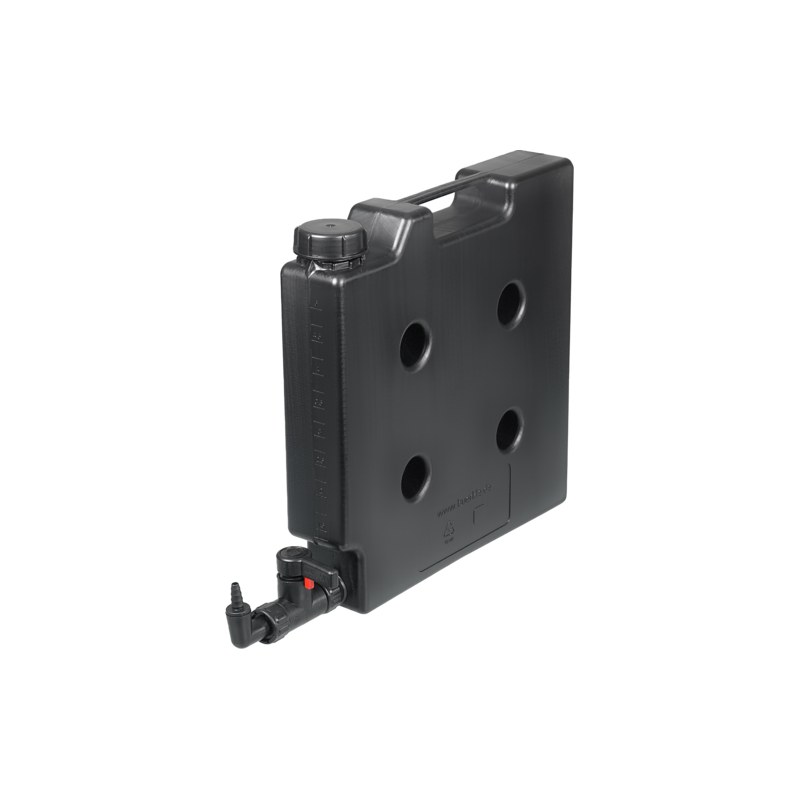 Kit bidon de faible encombrement et robinet, conducteur