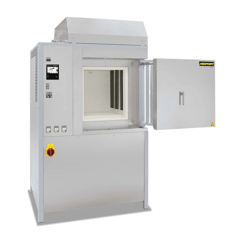 High-Temperature Furnaces with SiC Rod Heating and Fiber Insulation up to 1550 °C