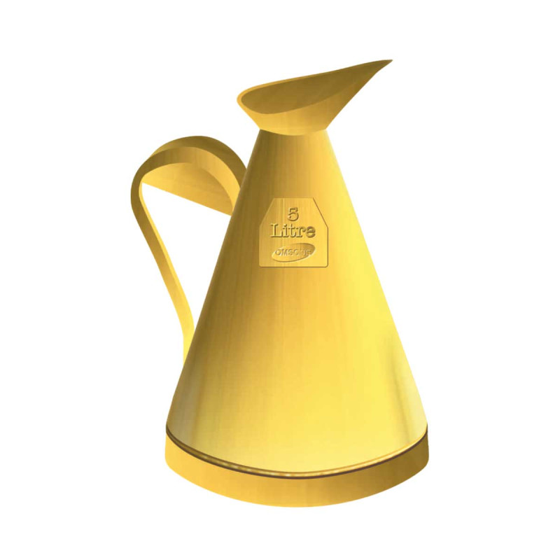 Brass Petrol de mesure Jar For Petrol Pump Use