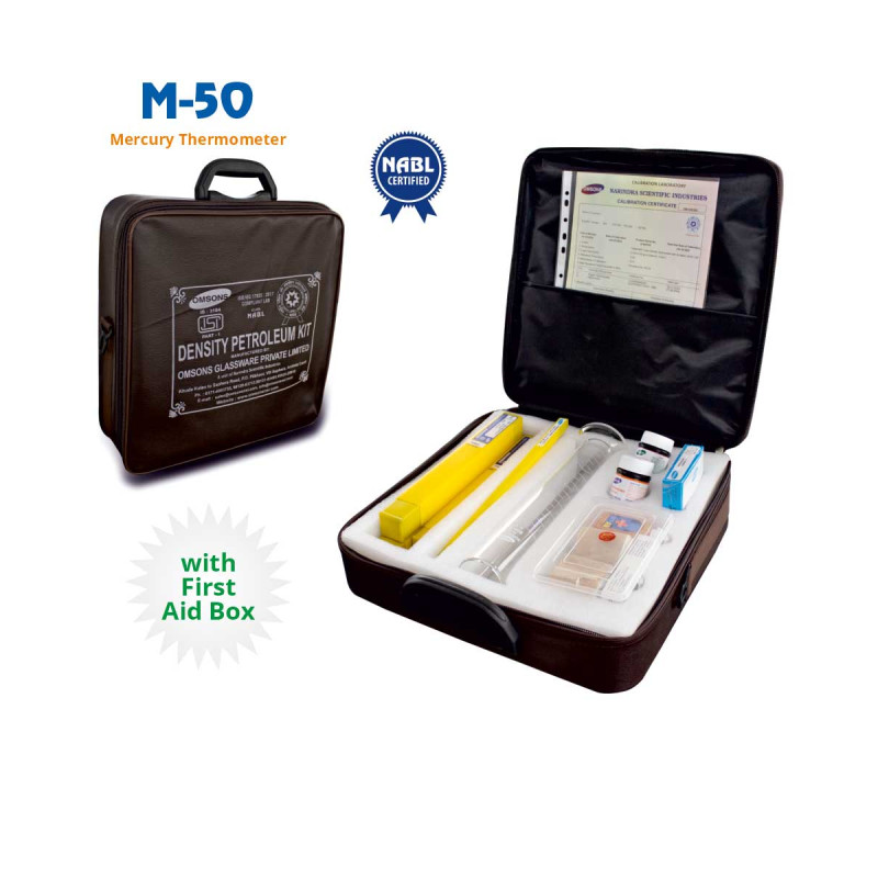 Density Petroleum Kit M-50 with first aid box with NABL Certificate