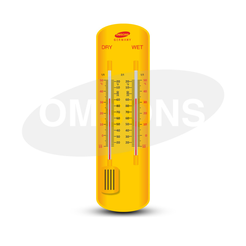 Hygrometer Dry and Wet Bulb