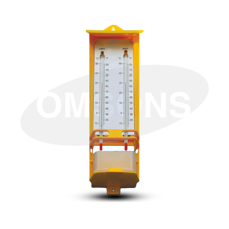 Hygrometer Dry and Wet Bulb Deluxe Model