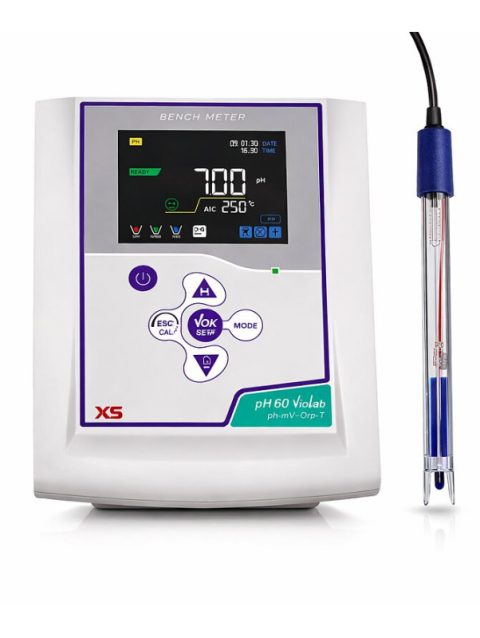 XS pH 60 VioLab benchtop pH meter - Electrode 201 T