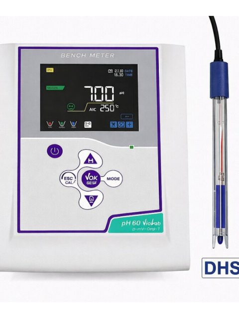 XS pH 60 VioLab benchtop pH meter - Electrode 201 T DHS
