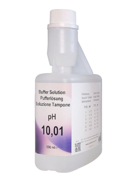 XS Basic pH 10.01 /25°C (colourless), 500 ml autocal bottle Test solution